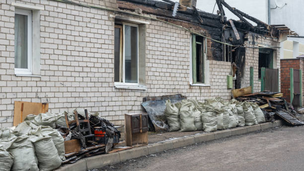 Professional Emergency Fire Cleanup technician working in Middletown, KY